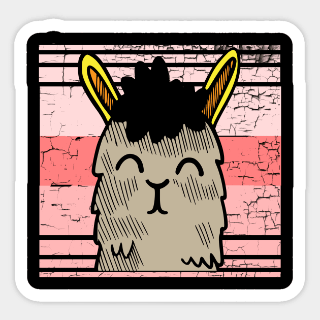 Pink Alpaca Llama Sticker by Imutobi